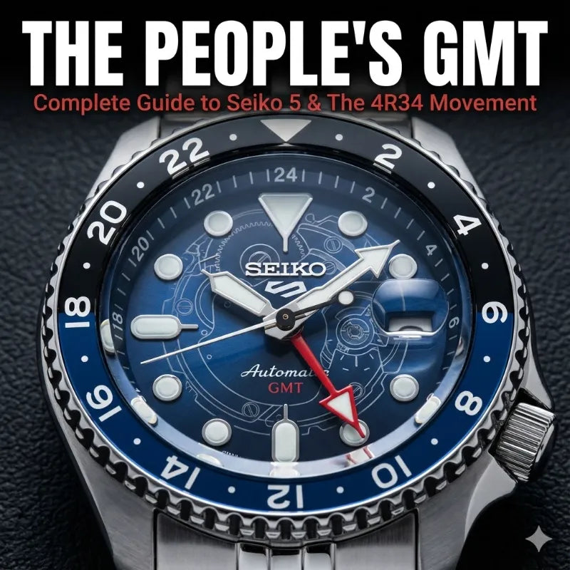 What is Seiko 5 GMT? Complete Guide to 4R34 Movement