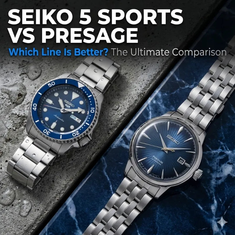 Seiko 5 Sports vs Presage: Which Line Is Better?