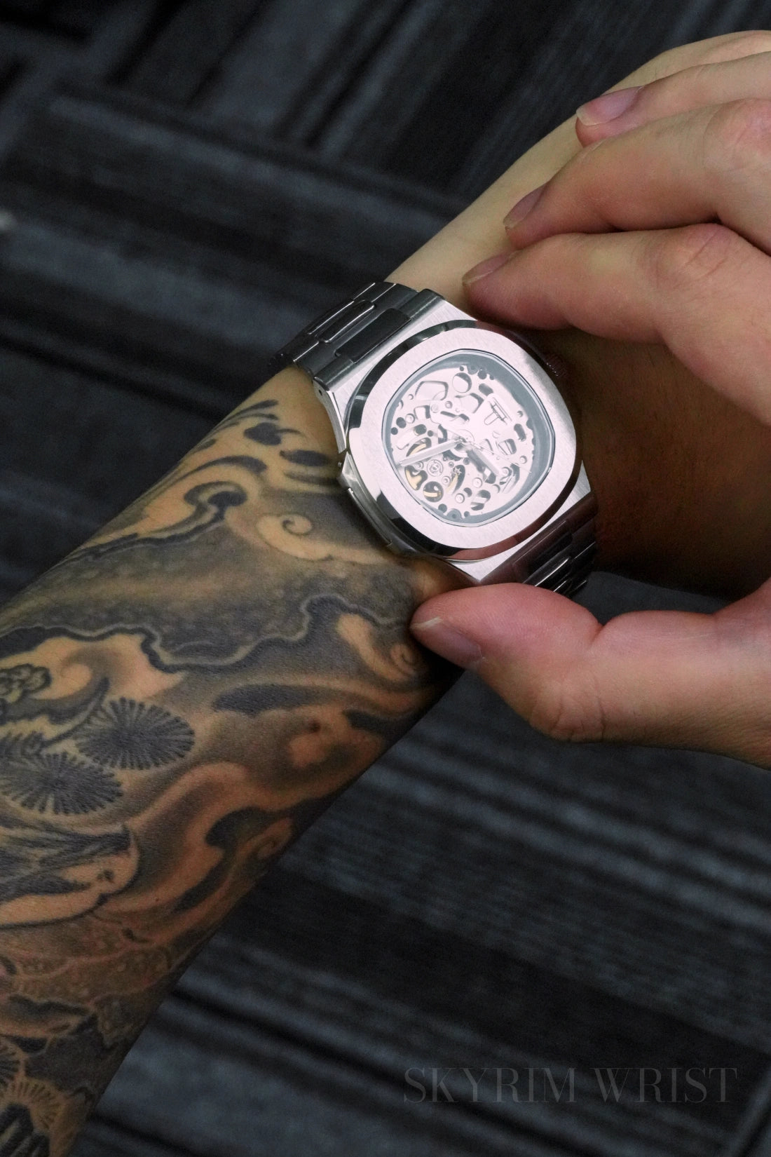 Mod Nautilus Skeleton Silver - SKYRIM WRIST