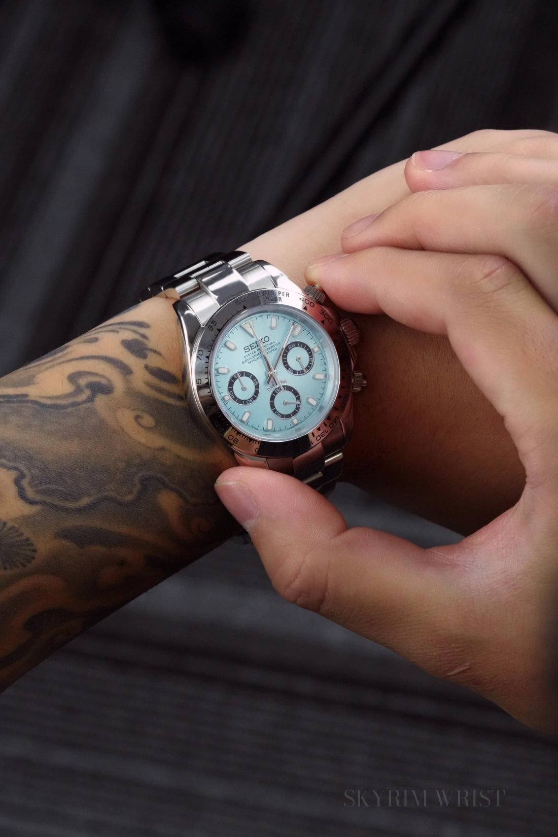 Mod Daytona Silver Ice Blue - SKYRIM WRIST