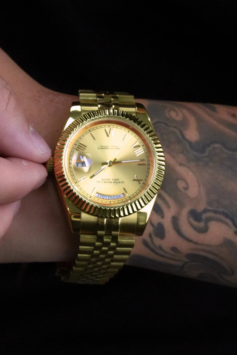 Mod Day-Date Gold Watch