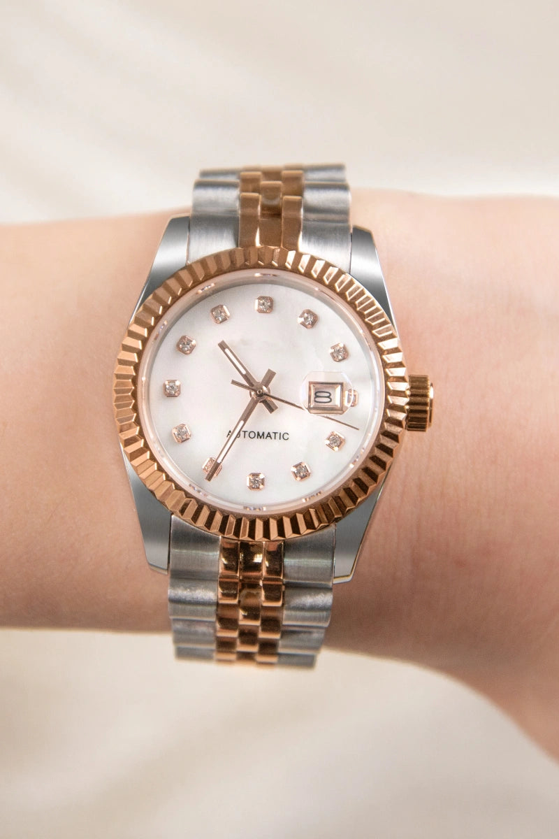Mod Datejust Two-Tone Pearl Watch - 31mm