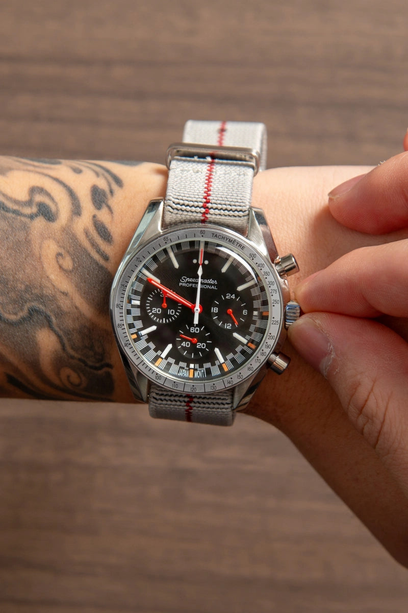 Mod Speedmaster Fuji Redline Watch