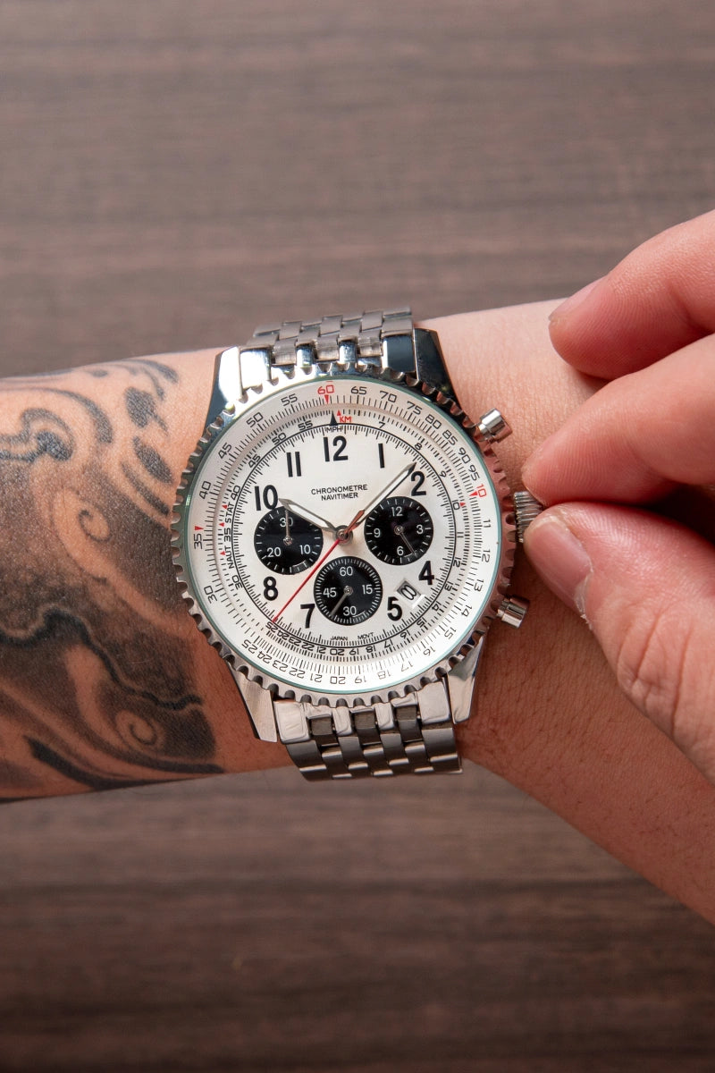 Mod Navitimer Panda Watch - SKYRIM WRIST