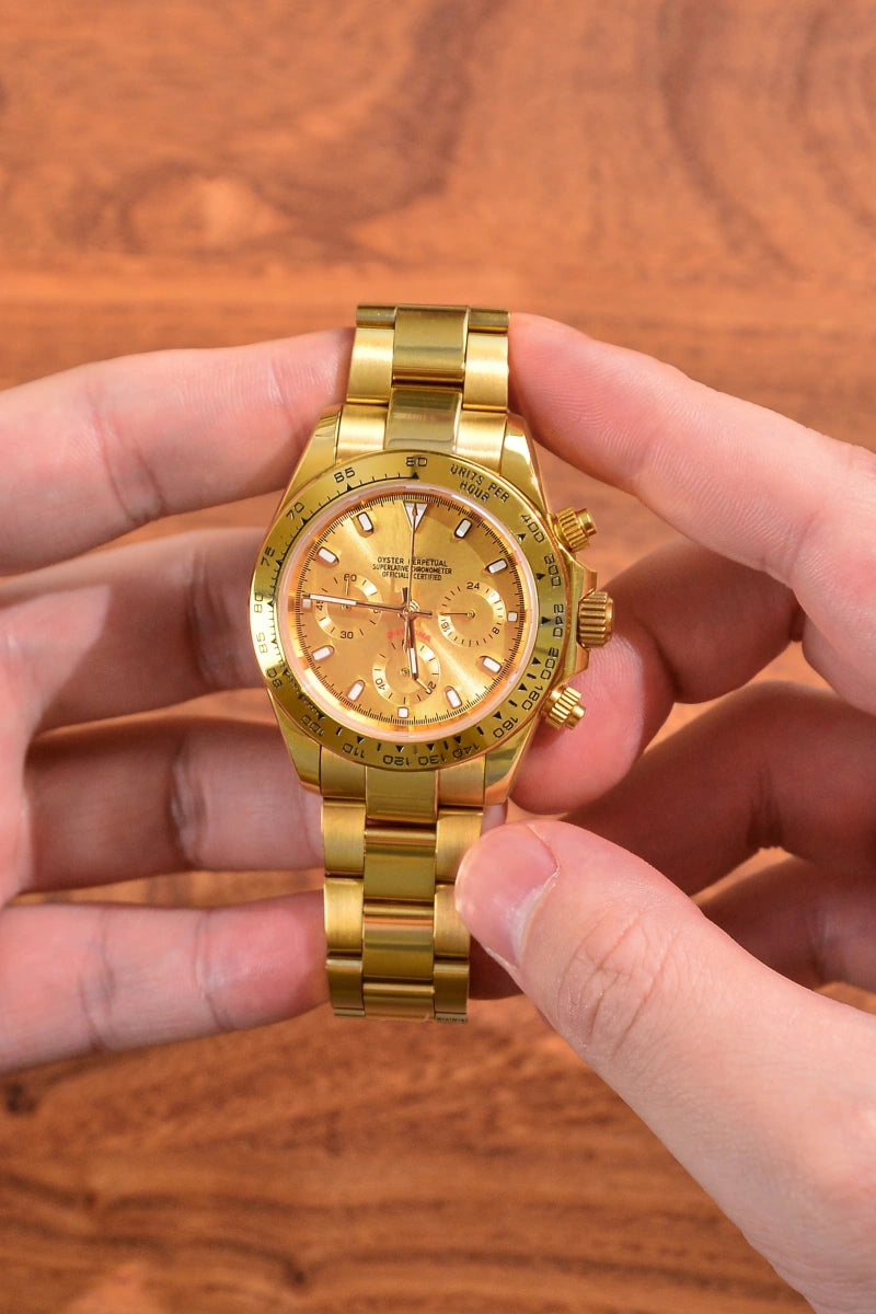 Mod Daytona Royal Gold Watch - SKYRIM WRIST