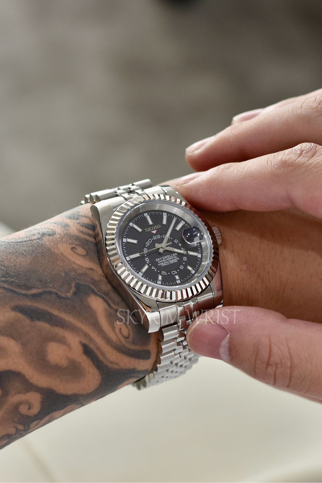 Mod Sky-Dweller Black - SKYRIM WRIST