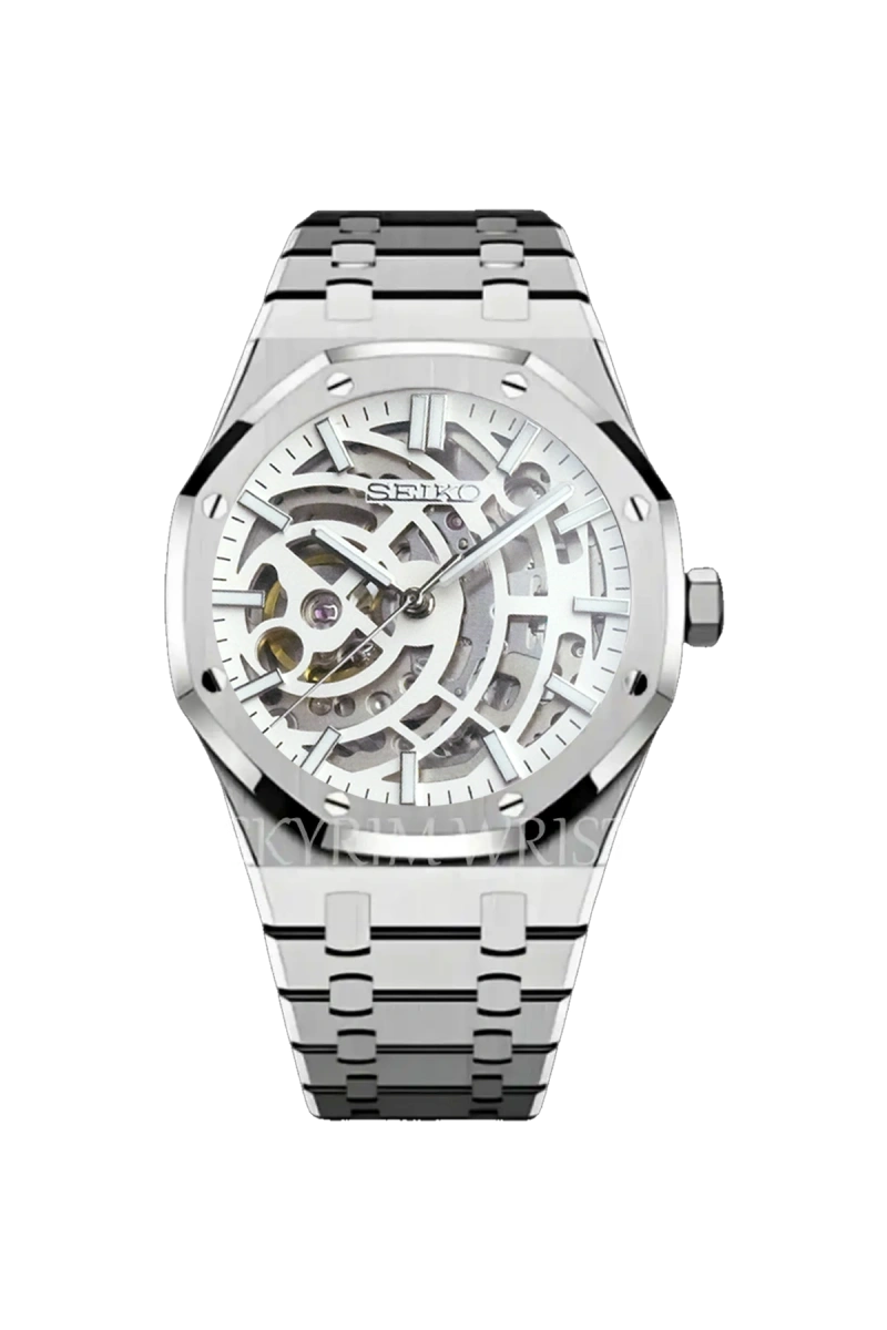 Mod Royal Oak Skeleton White Silver - SKYRIM WRIST