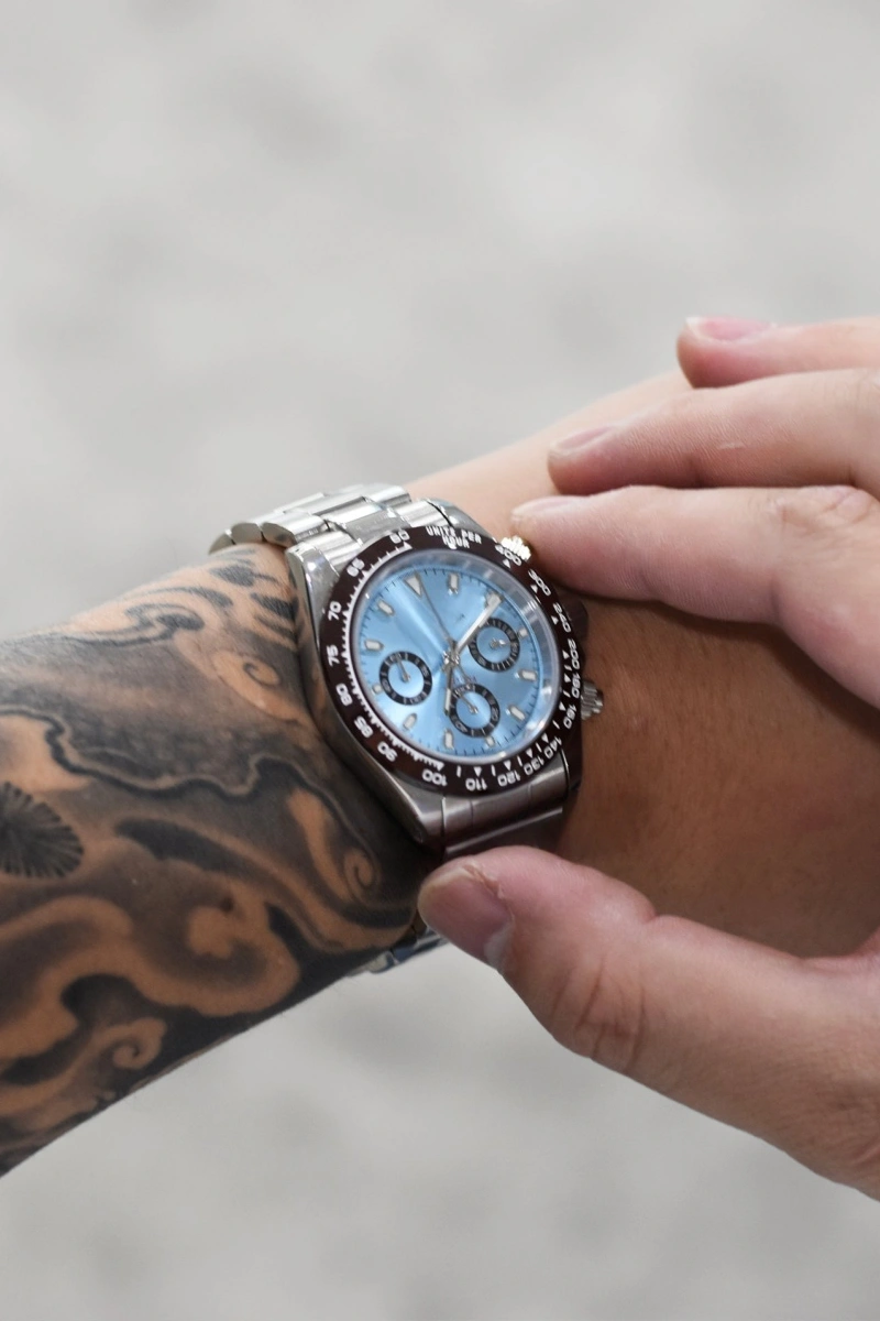 Mod Daytona Ice Blue Watch