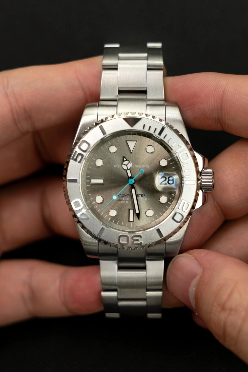 Mod Yacht-Master Silver Gray Watch