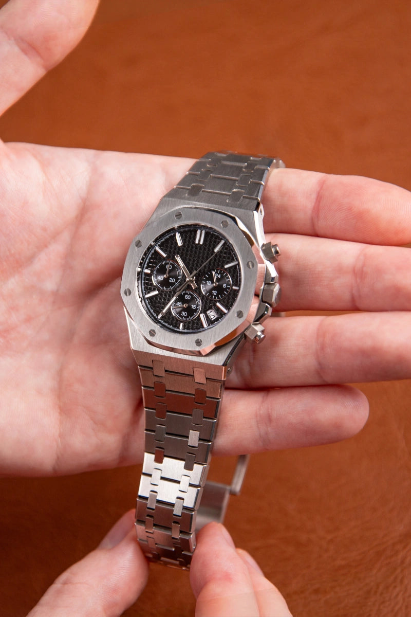 Mod Royal Oak Black Chronograph Watch