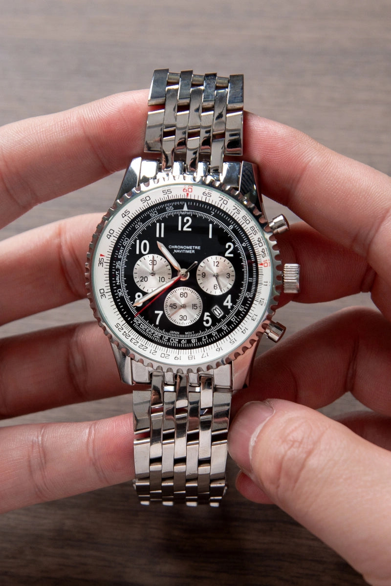 Mod Navitimer Black Watch - SKYRIM WRIST