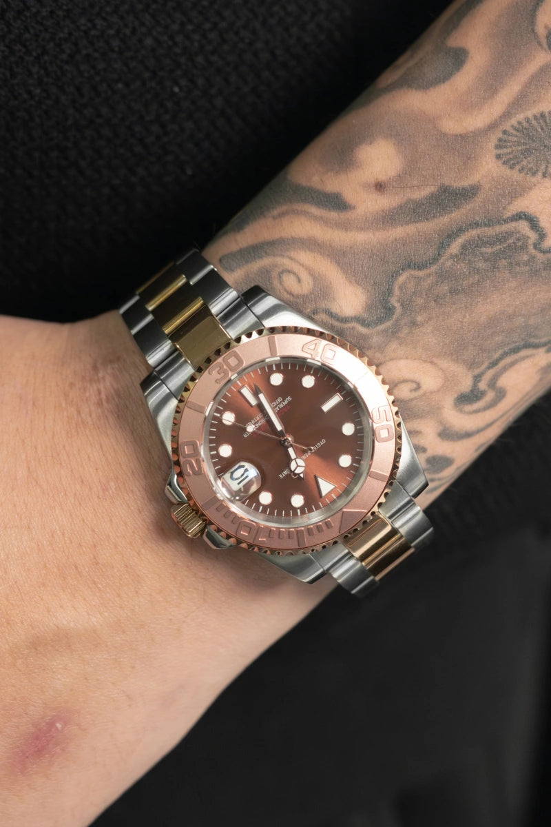 Mod Yacht-Master Two-Tone Rose Gold Watch