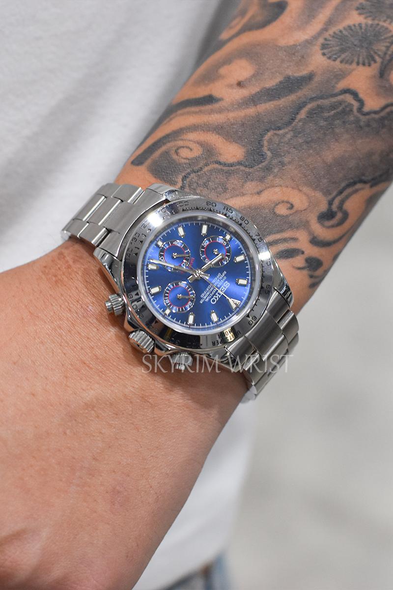 Mod Daytona Silver Blue - SKYRIM WRIST