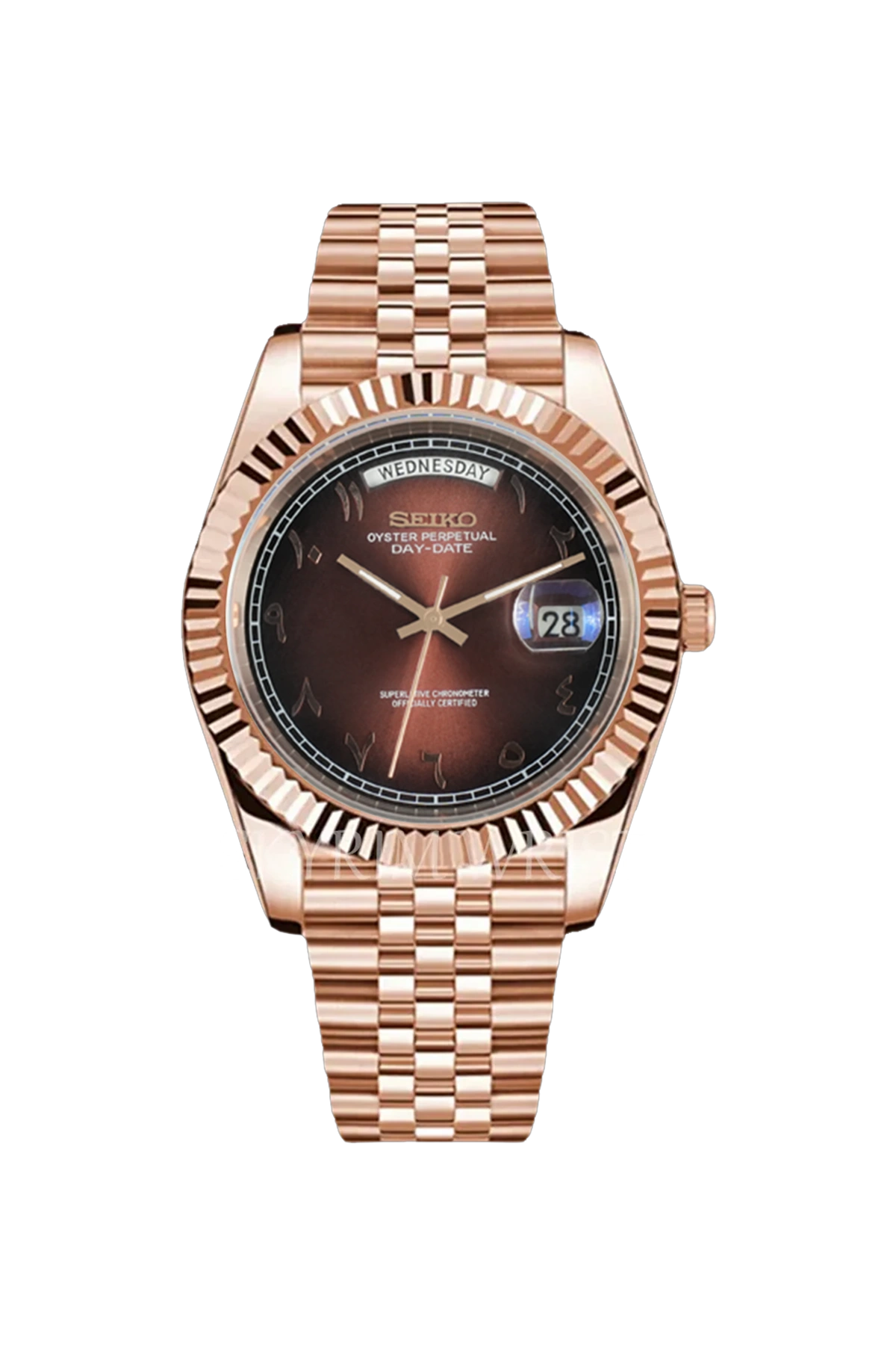 Mod Day-Date Rose Gold Arabic - SKYRIM WRIST