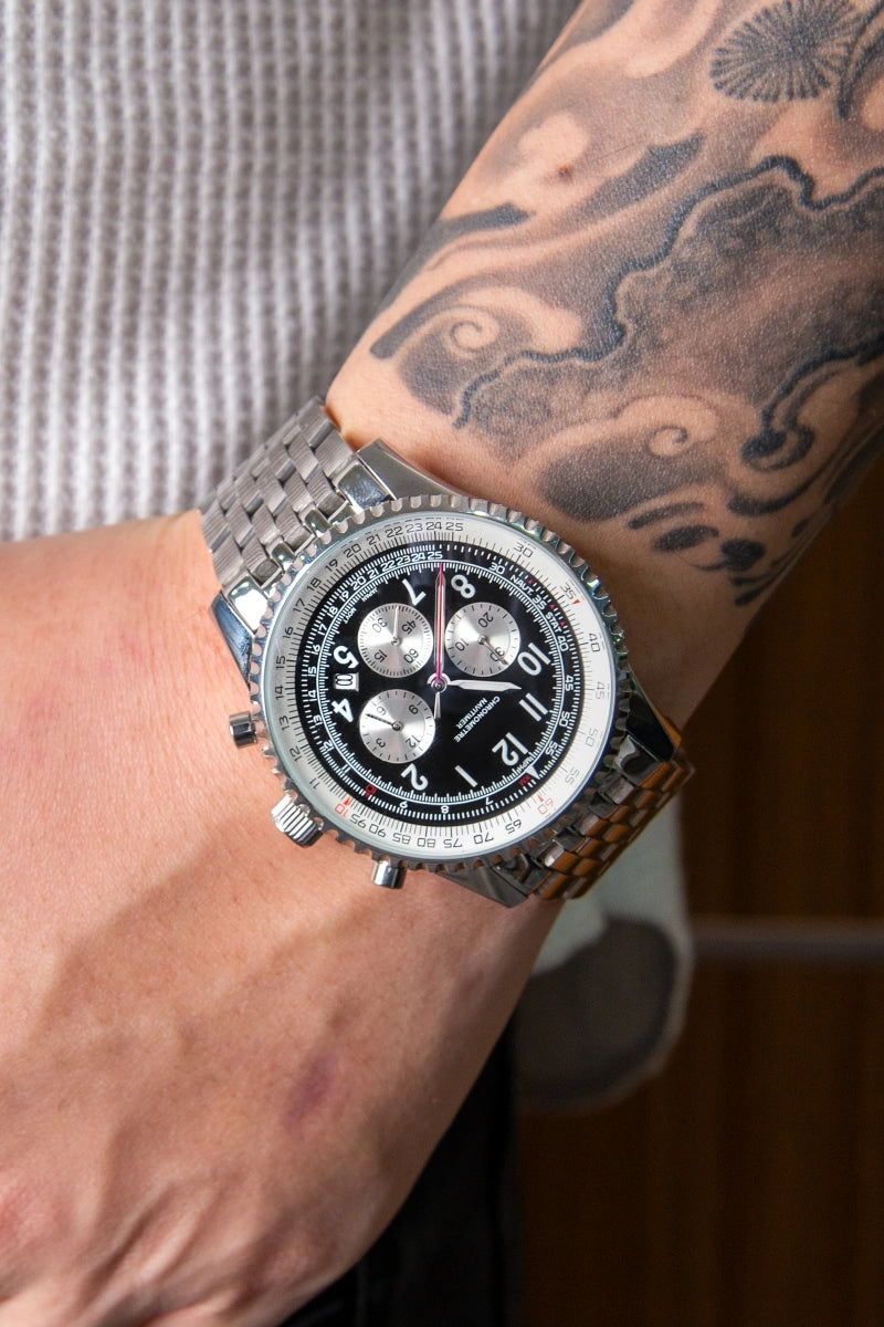 Mod Navitimer Black Watch - SKYRIM WRIST