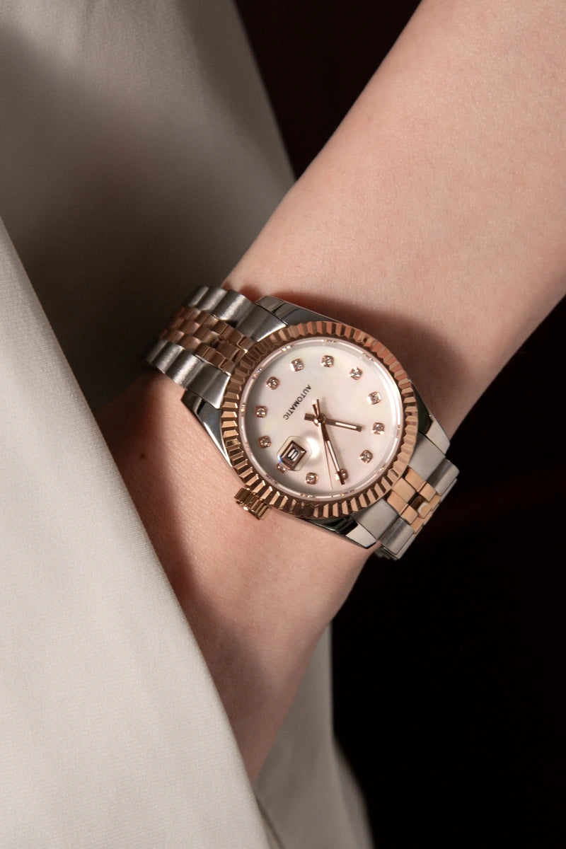 Mod Datejust Two-Tone Pearl Watch - 31mm