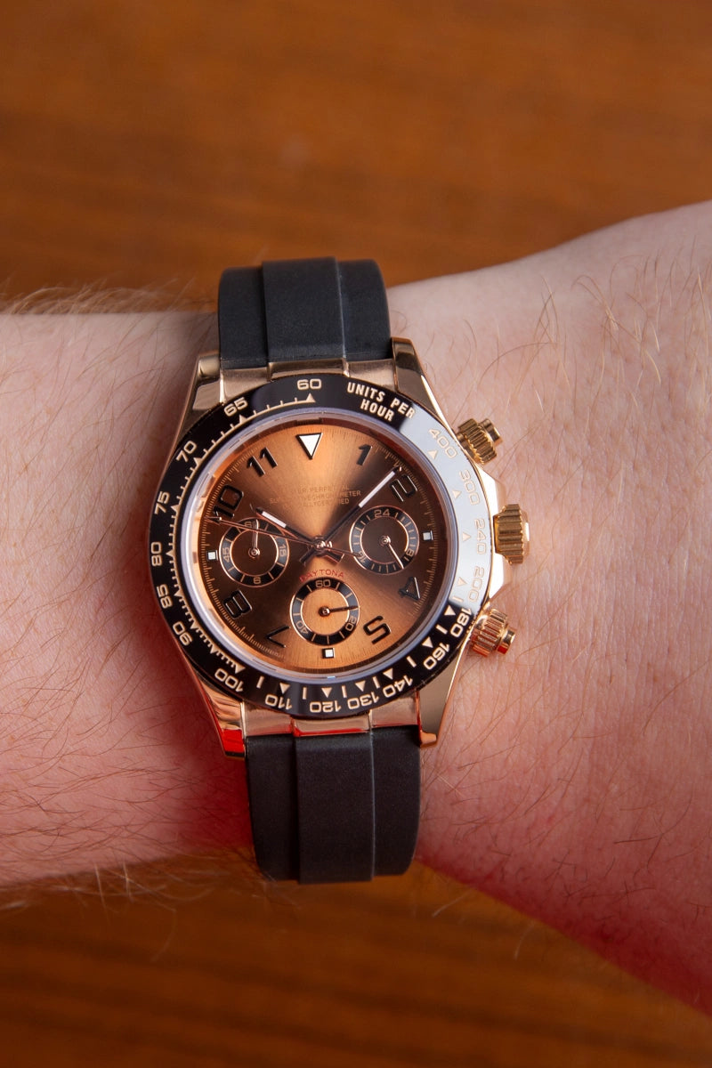 Mod Daytona Rose Gold Brown II Watch - SKYRIM WRIST