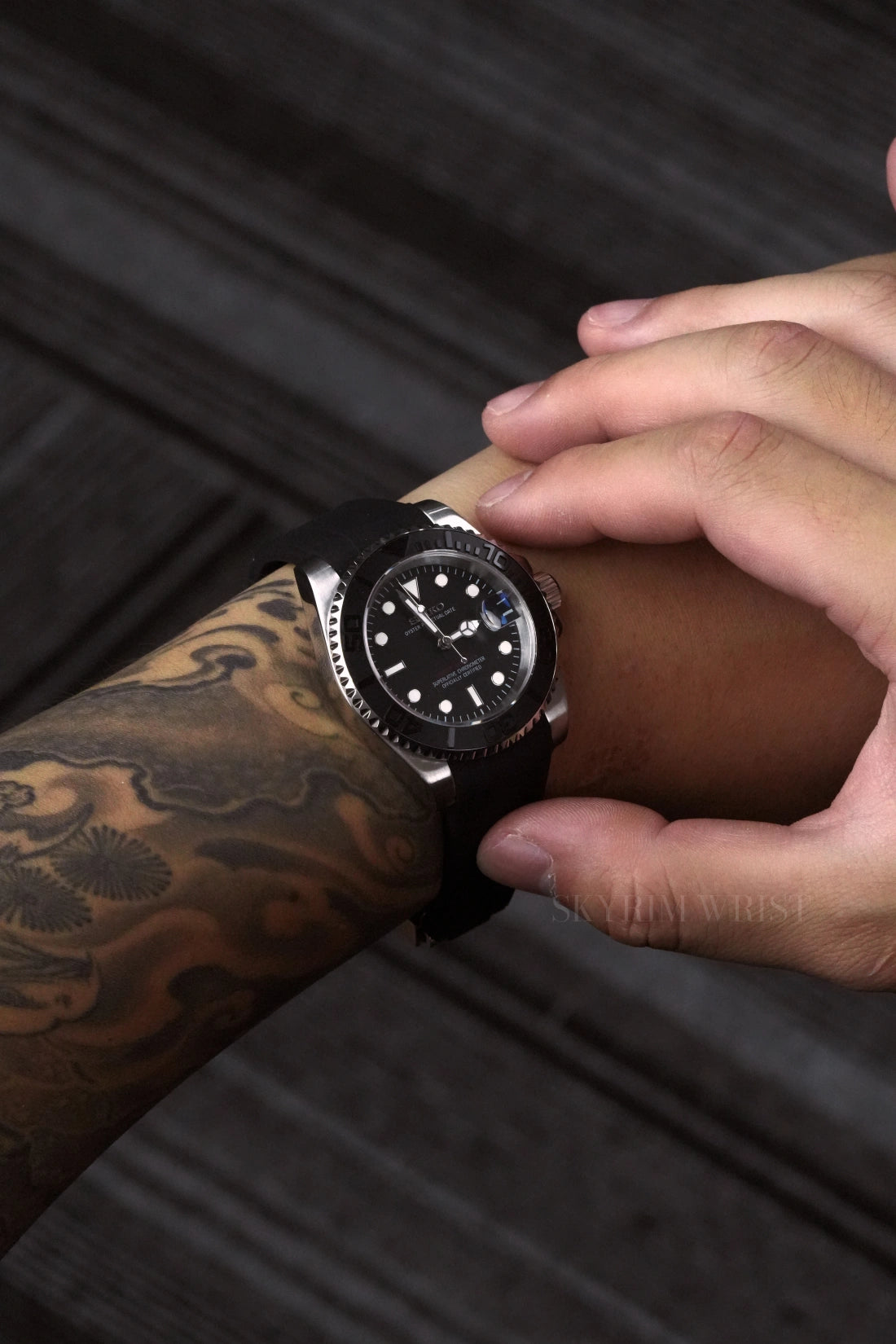 Mod Yacht-Master Silver II - SKYRIM WRIST