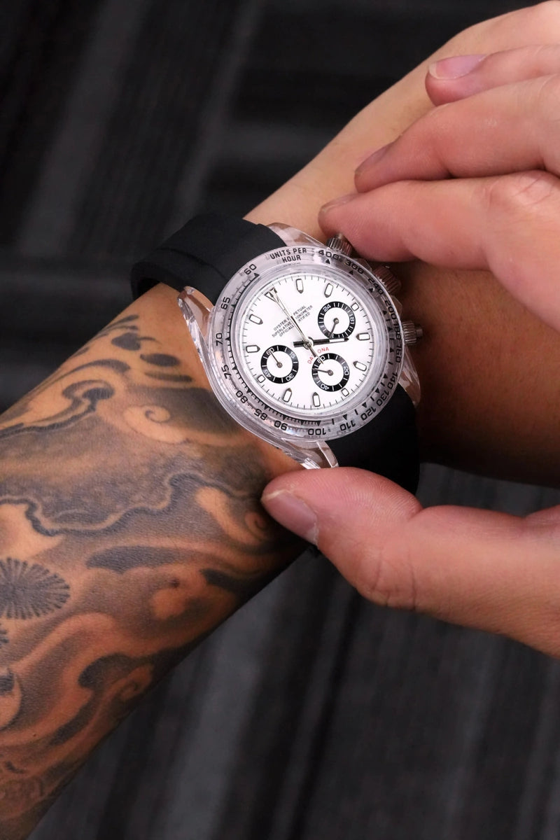 Mod Daytona Acrylic Panda Watch - SKYRIM WRIST