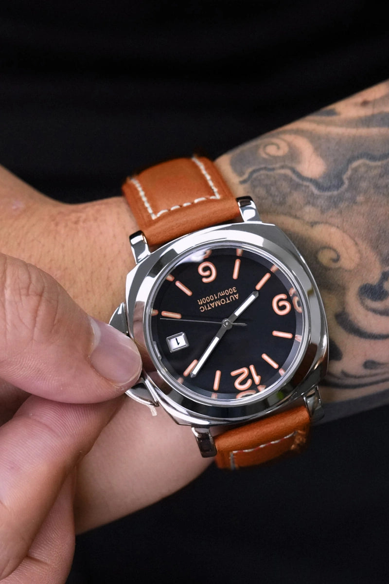 Mod Luminor Brown Watch