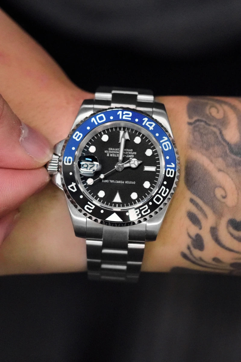 Mod GMT-Master II Batman Watch
