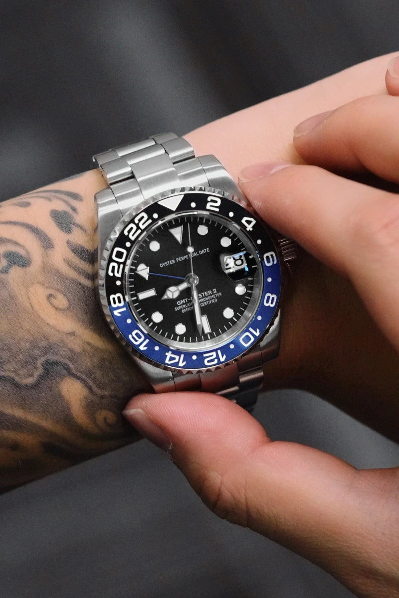 Mod GMT-Master II Batman Watch