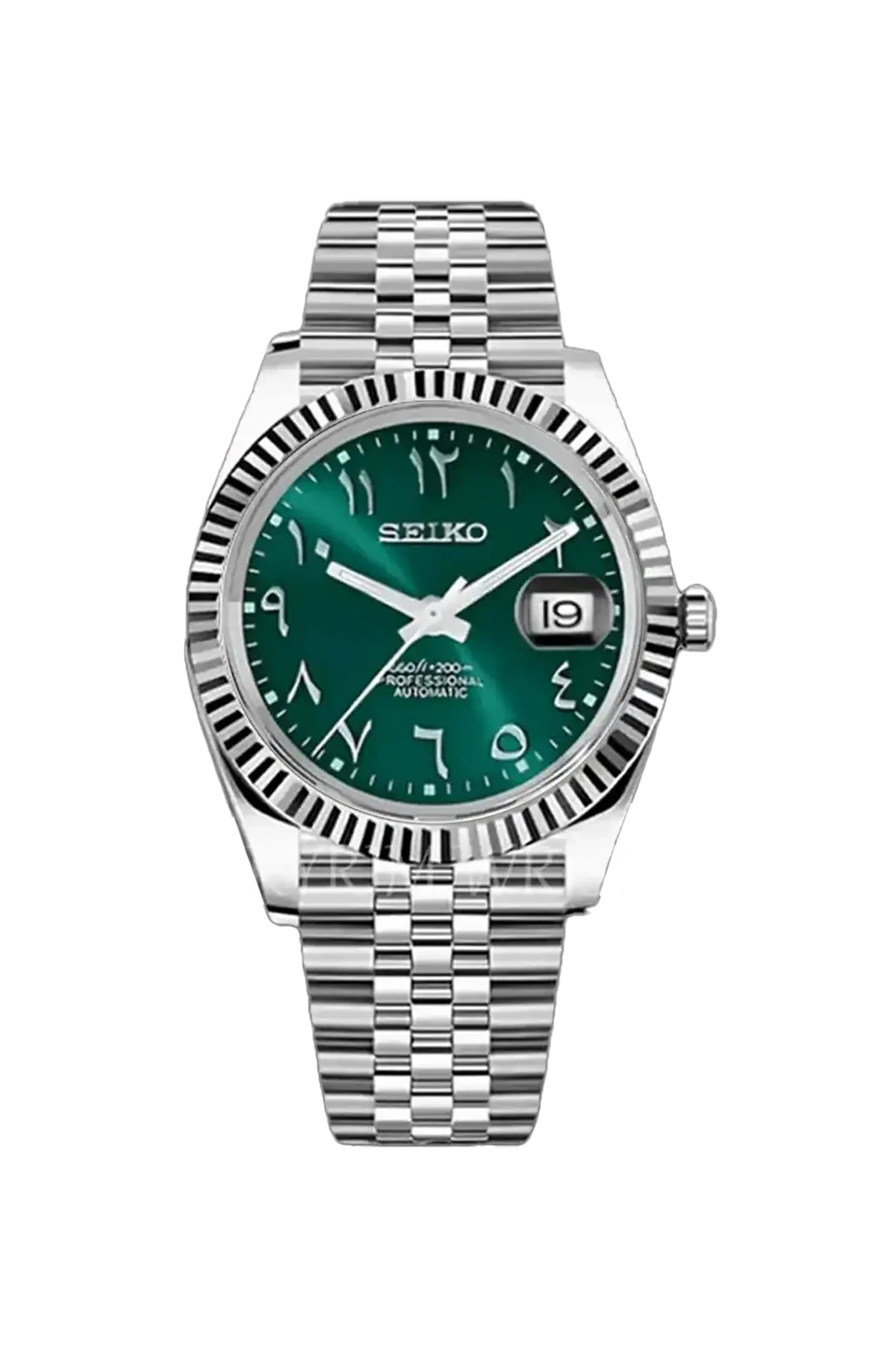 Mod Datejust Arabic Green - SKYRIM WRIST