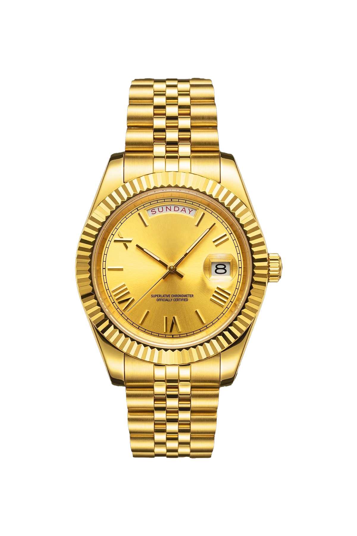 Mod Day-Date Gold Watch