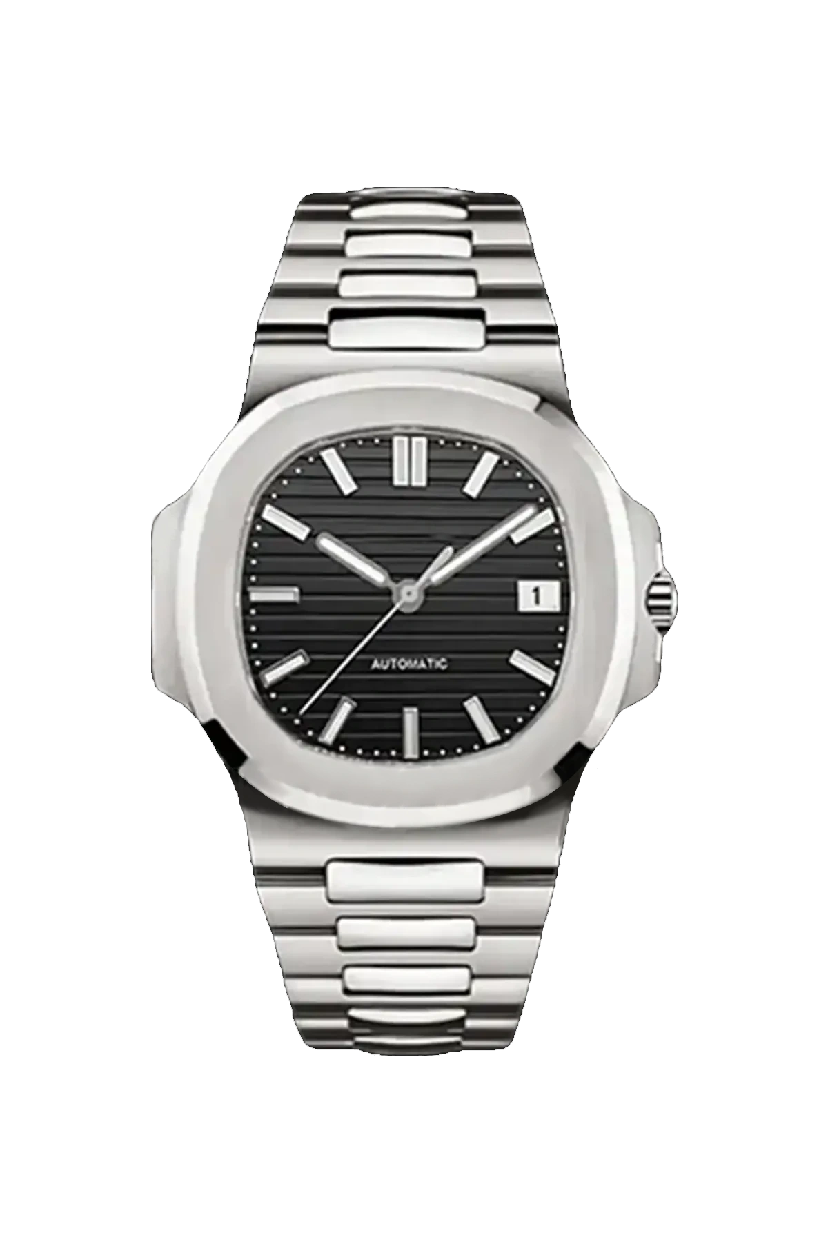 Mod Nautilus Silver Black Watch - SKYRIM WRIST