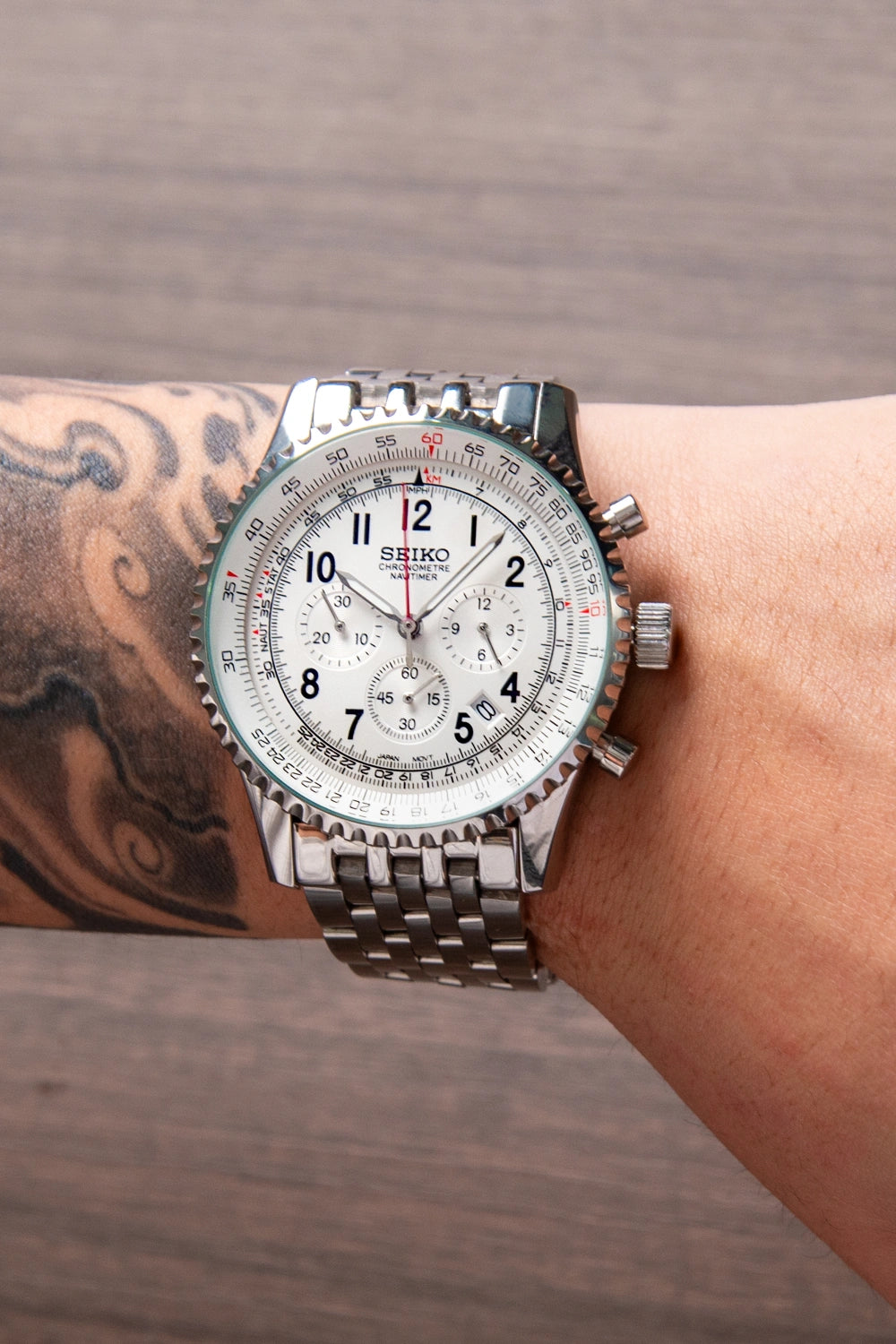 Mod Navitimer Silver - SKYRIM WRIST