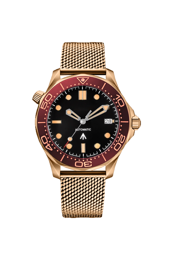 Mod Seamaster VII Wine Watch