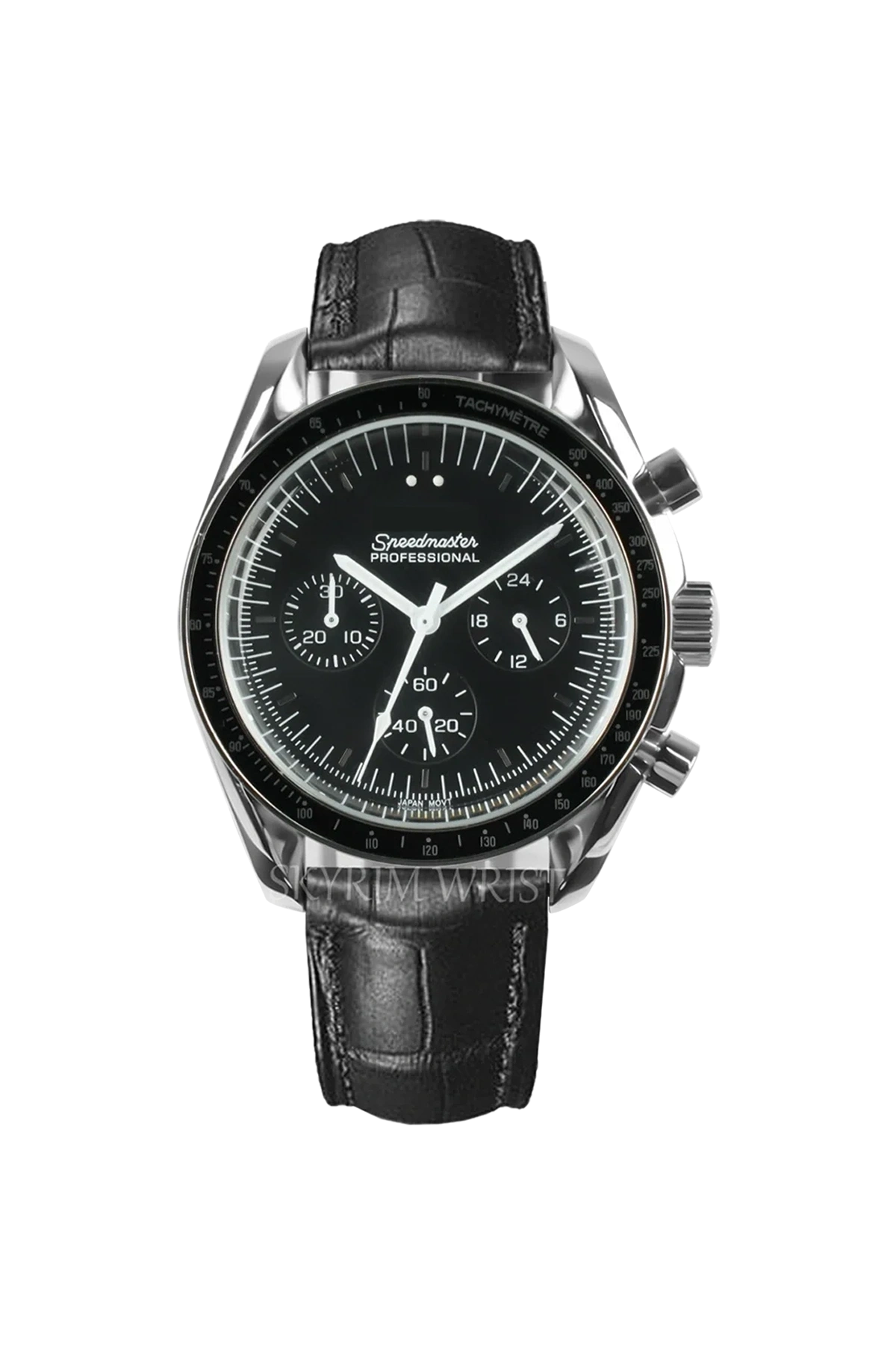 Mod Speedmaster Vintage Racer Black Watch - SKYRIM WRIST
