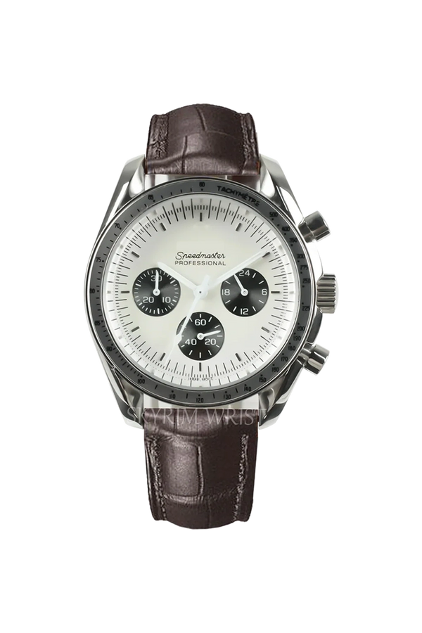 Mod Speedmaster Vintage Racer Brown Watch