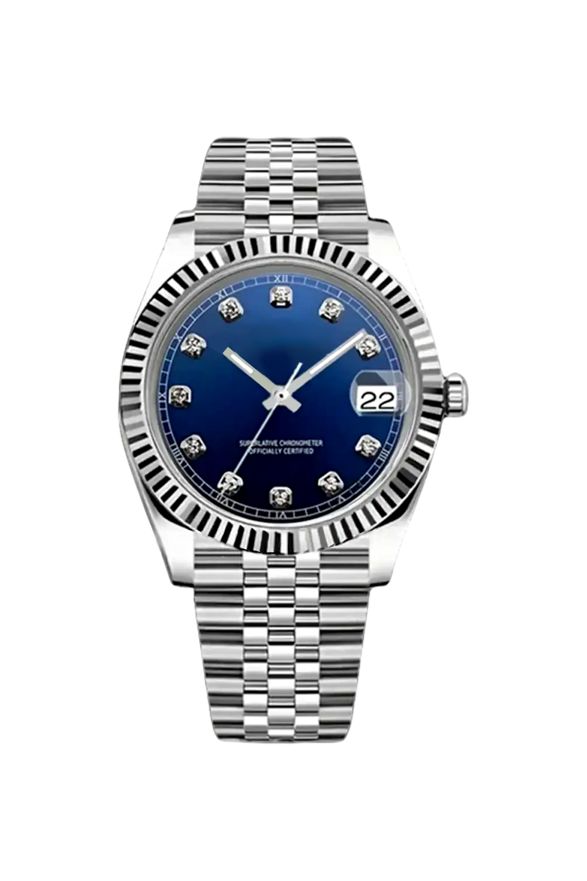Mod Datejust Blue Diamond Watch - SKYRIM WRIST