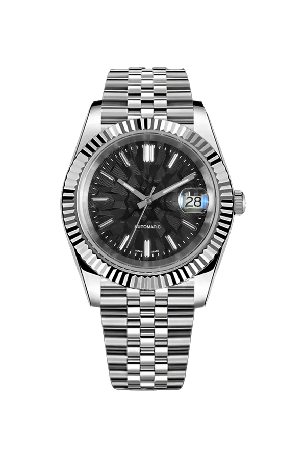 Mod Datejust Mosaic Black Watch