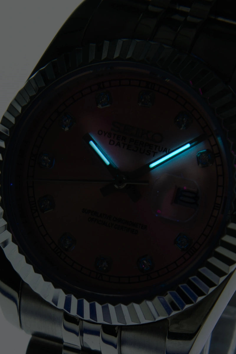 Mod Datejust Pink Diamond - 31mm - SKYRIM WRIST