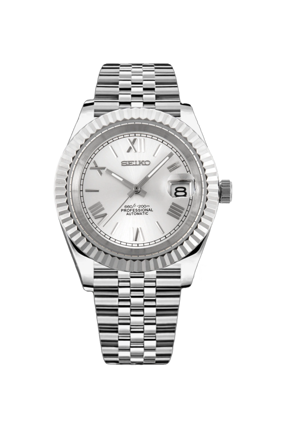 Mod Datejust Roman Silver - SKYRIM WRIST