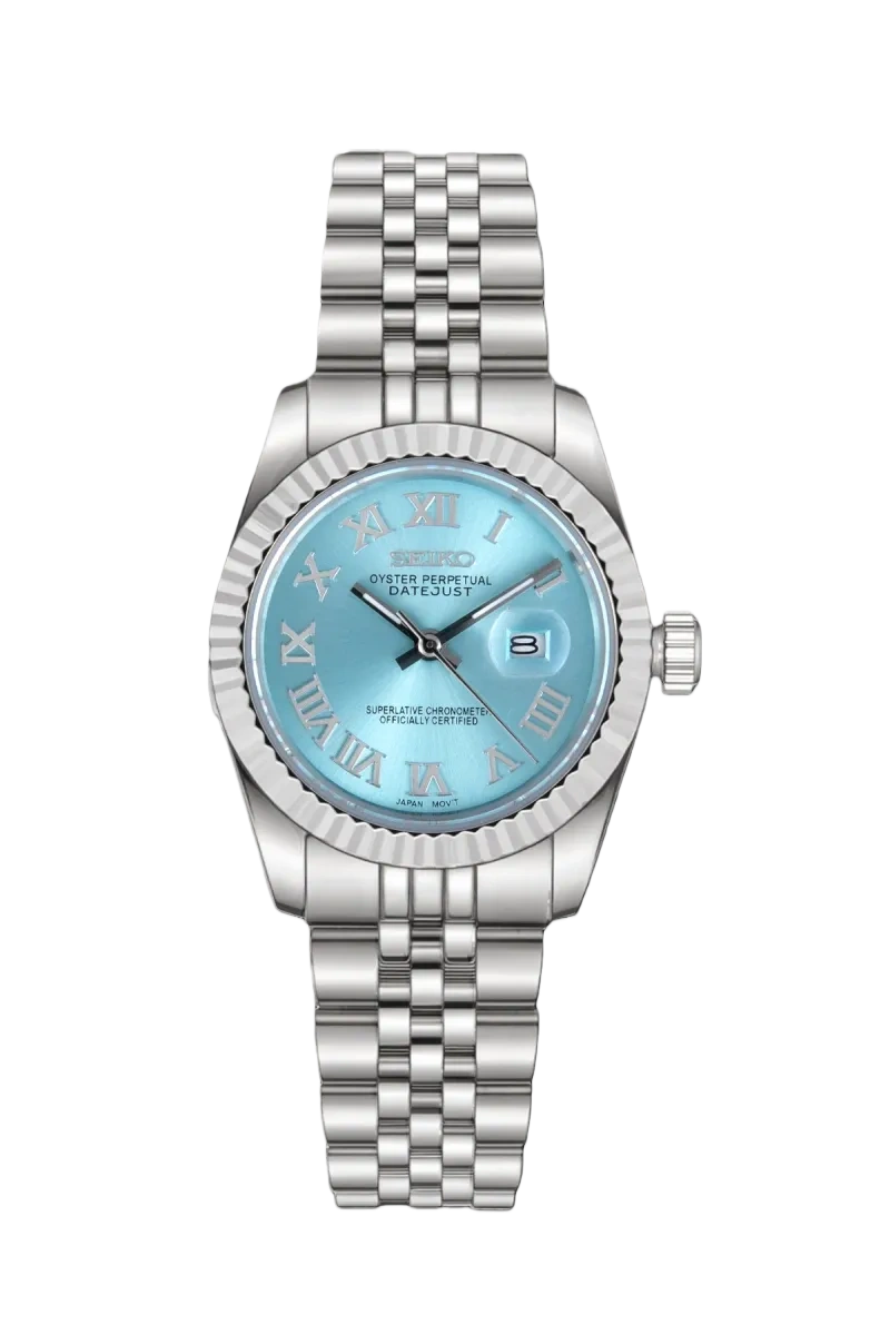 Mod Datejust Roman Sky Blue - 31mm - SKYRIM WRIST