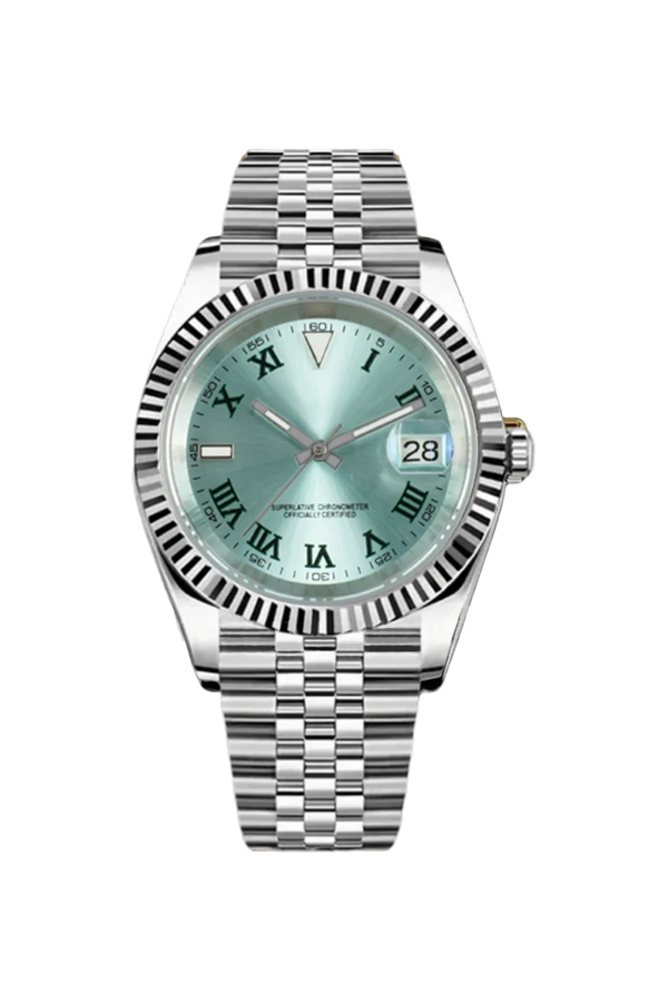 Mod Datejust Wimbledon Sky Blue Watch
