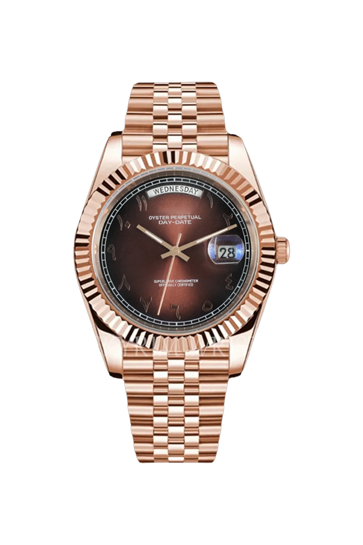 Mod Day-Date Rose Gold Arabic Watch