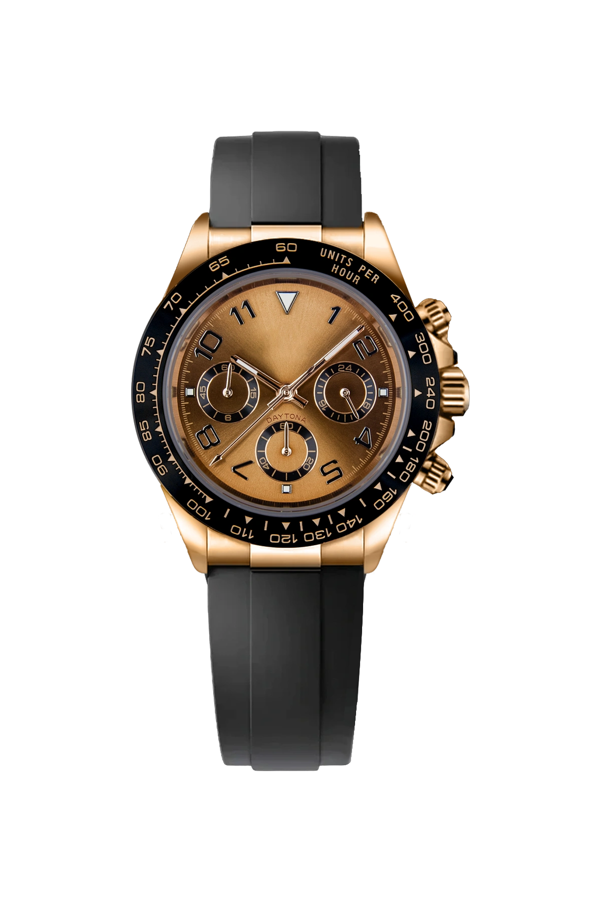 Mod Daytona Rose Gold Brown II Watch - SKYRIM WRIST