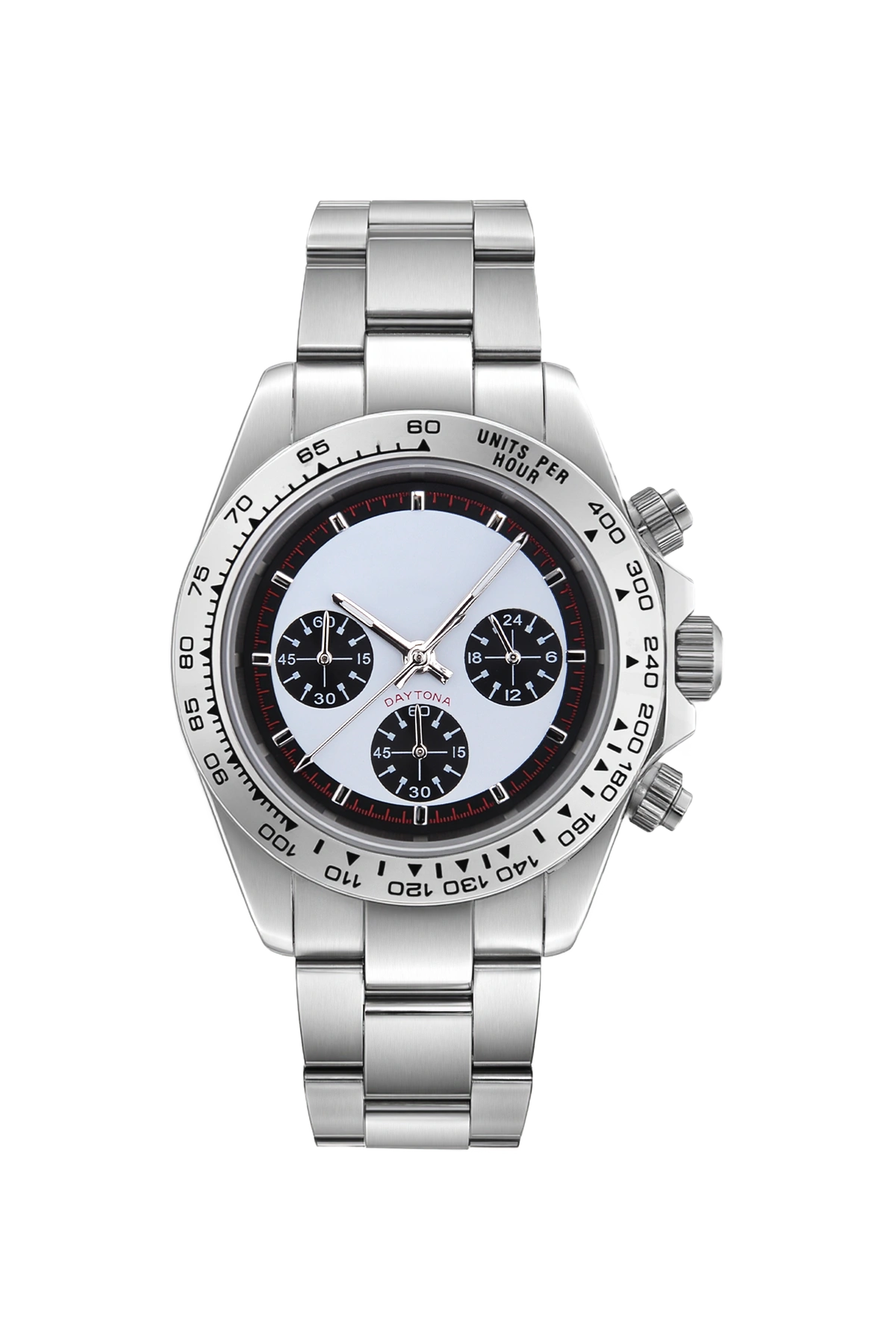 Mod Daytona Silver Ceramic Panda Watch - SKYRIM WRIST