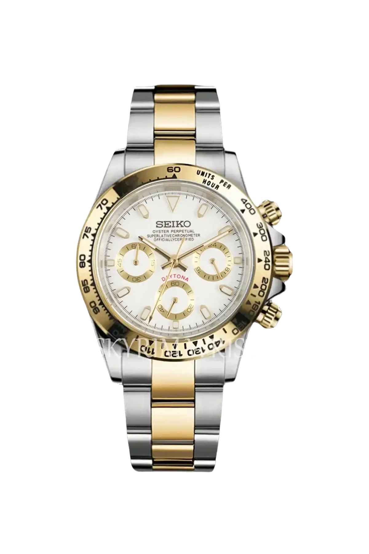 Mod Daytona Two-Tone Gold White - SKYRIM WRIST