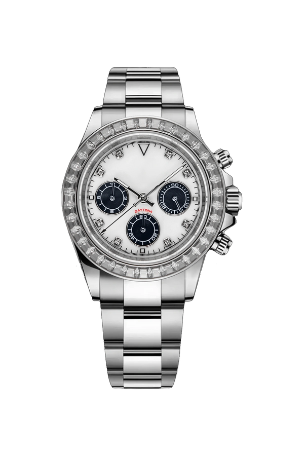 Mod Daytona White Pearl Diamond Watch