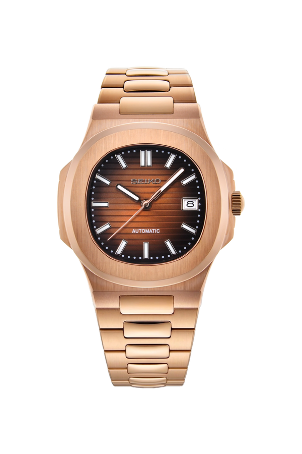 Reloj Aquanaut personalizado y renovado: bisel de 41 mm y brazalete Oyster