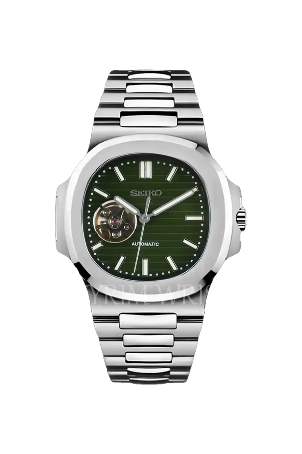 Reloj Aquanaut personalizado y renovado: bisel de 41 mm y brazalete Oyster