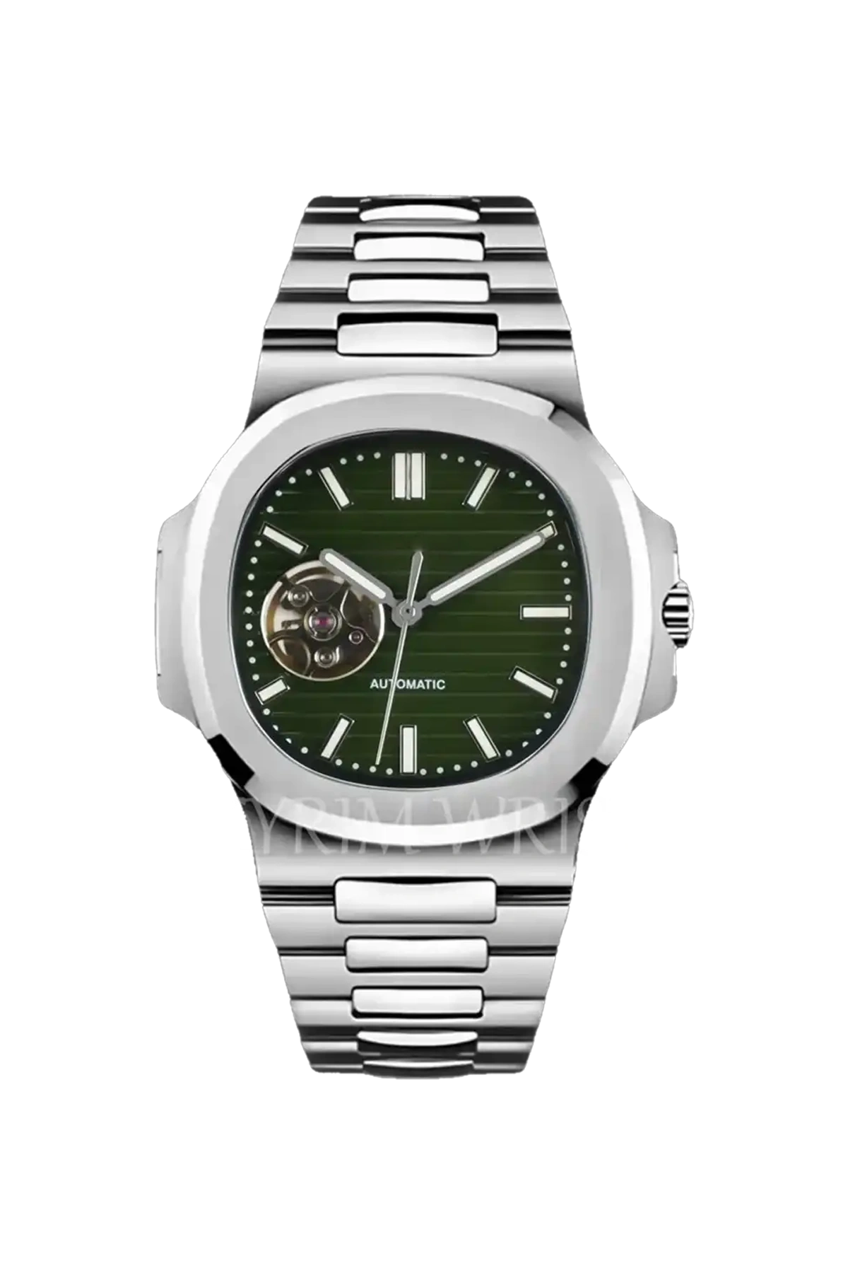 Mod Nautilus Skeleton Green Watch