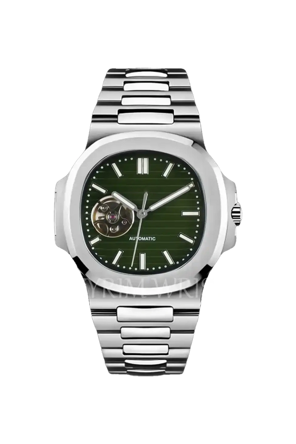 Mod Nautilus Skeleton Green Watch