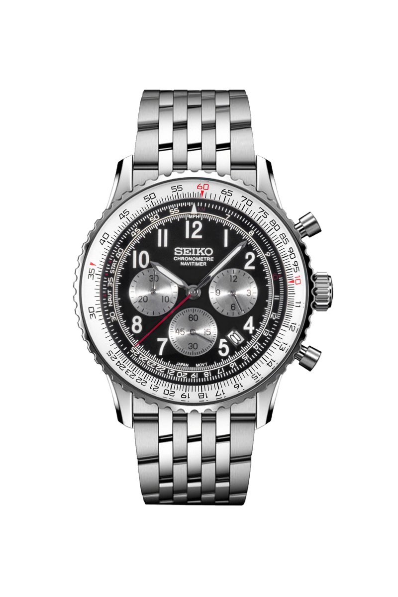 Mod Navitimer Black - SKYRIM WRIST