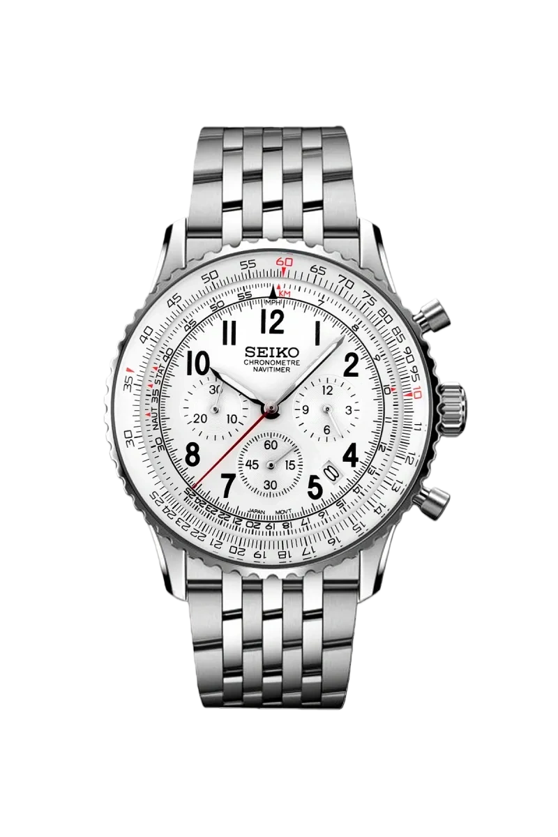 Mod Navitimer Silver - SKYRIM WRIST